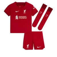 Liverpool Mohamed Salah #11 Fußballbekleidung Heimtrikot Kinder 2022-23 Kurzarm (+ kurze hosen)